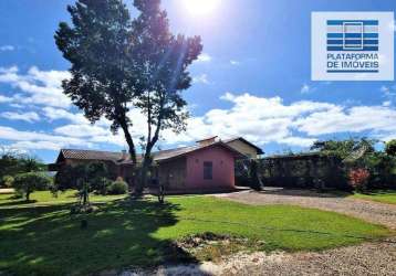 Casa de campo com 3 dormitórios à venda, por r$ 1.100.000,00 - represa - bragança paulista/sp