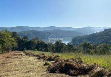 Terreno com vista para represa, bairro santa luzia em nazaré paulista  916m²