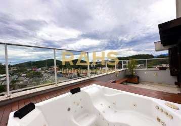 Cobertura plana com jacuzzi no américa - joinville/sc