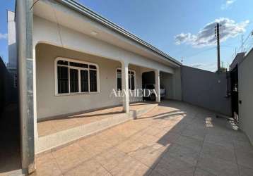 Casa com 3 quartos sendo 2 suíte, 174 m² - venda por r$ 560.000 ou aluguel por r$ 3.500/mês - conjunto habitacional alexandre urbanas - londrina/pr