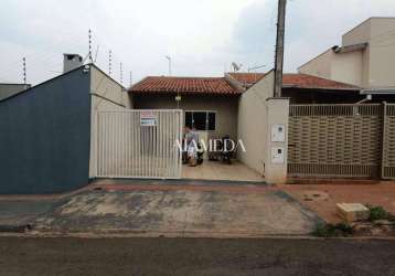 Casa com 3 quartos sendo 1 suíte e armário planejado na cozinha à venda, 79 m² por r$ 270.000 - jardim da luz - londrina/pr