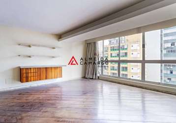 Apartamento jardim américa - 210m² - 4 dormitórios sendo 1 suite, 4 banheiros, 2 vagas