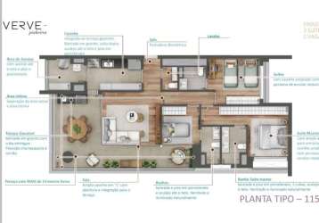 Oportunidade! pinheiros, apto 115 mts, 3 suítes, 4 banheiros, entrega janeiro/24, andar alto, metrô.