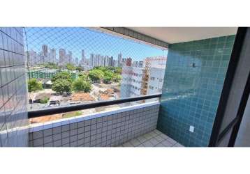 Apartamento locação 3 quartos tamarineira, recife!