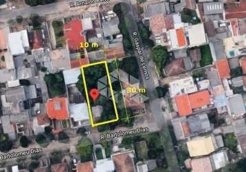 -terreno 10x30 bairro jardim itu