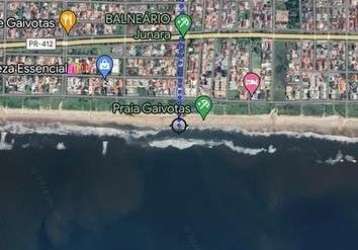 Terreno 375 m² em balneario gaivotas - matinhos