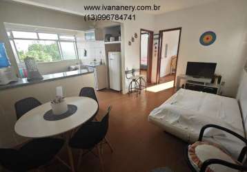 Apartamwnto 2 quartos, mobiliado, a 150 metros do mar - mongaguá