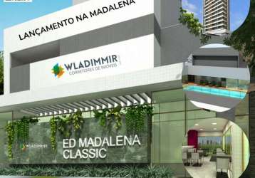 Apartamento para venda em recife, madalena, 2 dormitórios, 1 suíte, 2 banheiros, 1 vaga