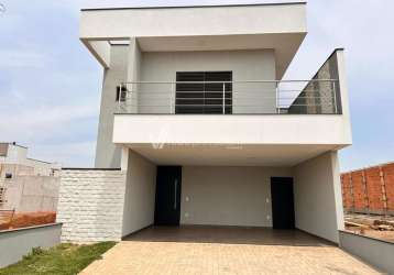 Casa em condomínio fechado com 3 quartos à venda na avenida antonio baptista piva, 177, vila monte alegre, paulínia, 156 m2 por r$ 1.190.000