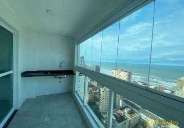 Lindo apartamento vista mar com 3 quartos no caiçara em praia grande/sp.