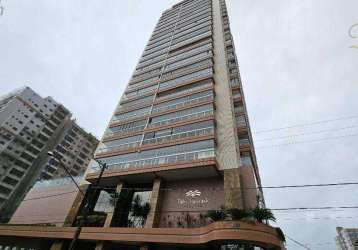 Apartamento à venda, 122 m² por r$ 860.000,00 - vila guilhermina - praia grande/sp