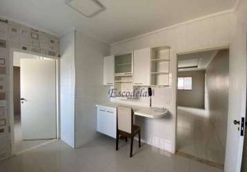 Apartamento para alugar, 91 m² por r$ 3.439,00/mês - vila augusta - guarulhos/sp