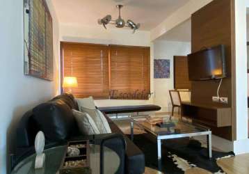 Apartamento com 1 dormitório à venda, 80 m² por r$ 700.000,00 - jardim guedala - são paulo/sp