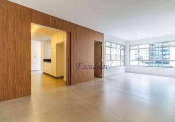 Apartamento com 3 dormitórios à venda, 143 m² por r$ 2.200.000,00 - higienópolis - são paulo/sp