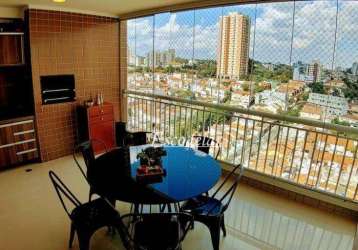 Apartamento com varanda gourmet, 3 dormitórios e 3 vagas à venda, 118 m² por r$ 1.050.000 - mandaqui - são paulo/sp