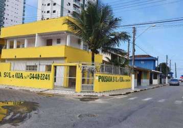 Pousada à venda, 560 m² por r$ 1.500.000,00 - centro - mongaguá/sp