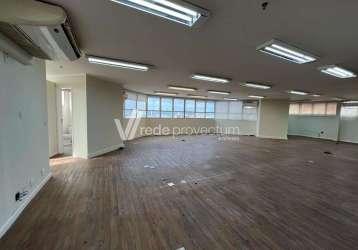 Sala comercial para alugar na rua barão de jaguara, 707, centro, campinas, 169 m2 por r$ 2.900