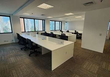 Escritório mobiliado, perfeito para sua empresa! c/ 146m² - berrini