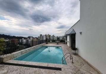 Cobertura duplex no real parque com 447m2, 3 suítes, 4 vagas e rooftop com piscina e vista permanente para o verde.