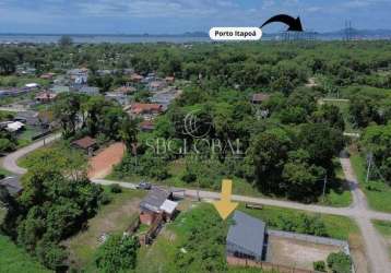 Terreno parcelado no balneário brandalize em itapoá/sc