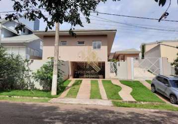 Casa residencial à venda, condominio parque das garças i, atibaia - ca1225.