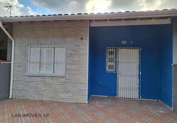 Casa geminada para venda em caraguatatuba, cidade jardim, 2 dormitórios, 1 banheiro, 2 vagas