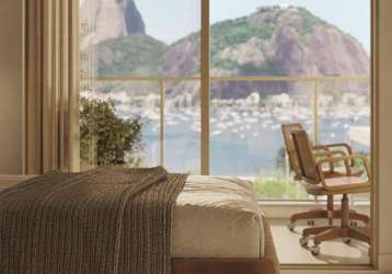 Apartamento de 3 quartos com suíte e varanda vista pão de açúcar e cristo em botafogo