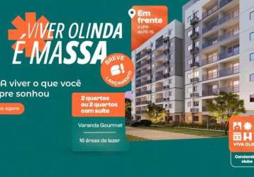 Cg- imóvel para venda com 48 metros quadrados com 2 quartos em varadouro - olinda - pe