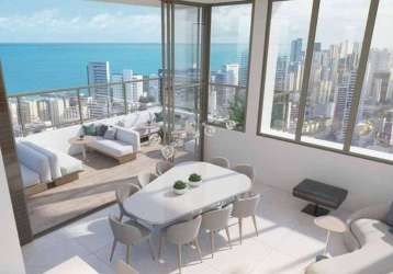 Tfs | edf. terrazza boa viagem | moderno e exclusivo | rooftop 360º | 3 qts | 91m² | varanda gourmet