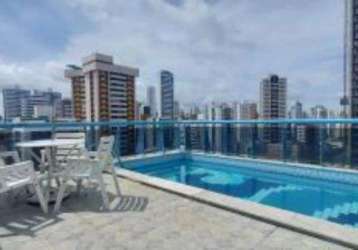 Cbd apartamento para venda possui 43 m² com 1 quarto em boa viagem - recife - pe