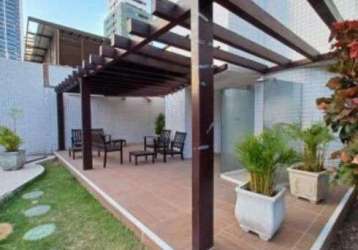 Acf apartamento para venda com 165 m² com 4 quartos em boa viagem - recife -pe