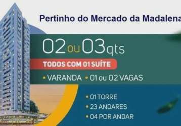 Lg-solar di cavalcanti, melhor custo benefício com 2 ou 3 quartos, em madalena - recife - pe