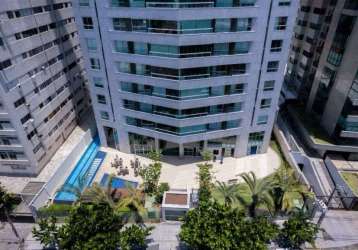 Acf apartamento com vista pro mar, 187m com 4 quartos na av boa viagem - recife - pe