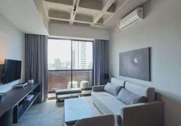 Thiagox. flat para venda com 34m² com 1 quarto em ilha do leite - recife - pe