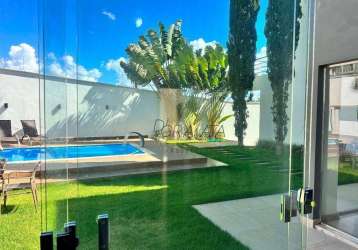 Casa com piscina à venda, 403 m² por r$ 1.500.000 - riviera do lago - varginha/mg