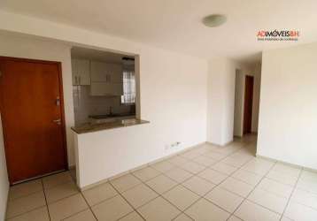 Apartamento para aluguel, 2 quartos, 1 suíte, 1 vaga, castelo - belo horizonte/mg