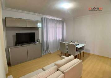 Apartamento com área de aproximadamente de 60m², 02 quartos, 01 vaga de garagem, no bairro sion