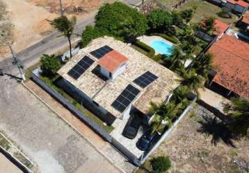 Casa com 5 dormitórios à venda, 628.30 m² por r$ 650.000 - barra do rio - extremoz/rn