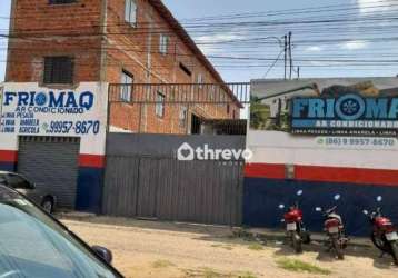 Galpão, 300 m² - venda por r$ 2.000.000 ou aluguel por r$ 8.000/mês - santo antônio - teresina/pi