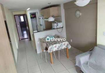 Flat com 2 dormitórios à venda, 56 m² por r$ 700.000,00 - meireles - fortaleza/ce