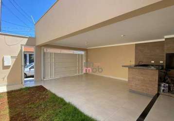 Casa com 3 dormitórios à venda, 122 m² por r$ 600.000,00 - residencial nova água branca ii - piracicaba/sp