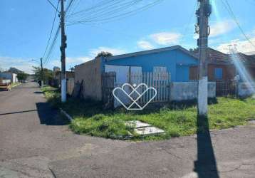 Excelente terreno de esquina à venda em gravataí com duas casas e localização privilegiada