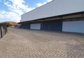 Galpão comercial e industrial disponivel para locação com 3.600 m2 no distrito industrial de juiz de fora - mg