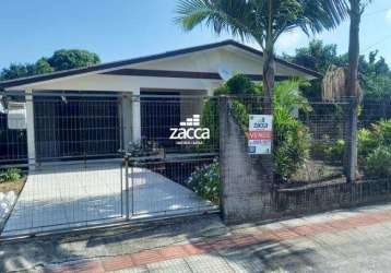 Casa para venda em sombrio, são pedro, 3 dormitórios, 1 banheiro, 2 vagas