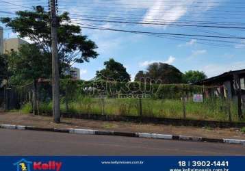 Terreno para venda em presidente prudente, jardim belo horizonte