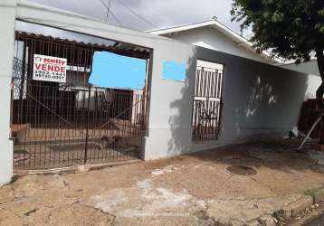 Casa para venda em presidente prudente, parque das cerejeiras, 3 dormitórios, 1 banheiro, 2 vagas