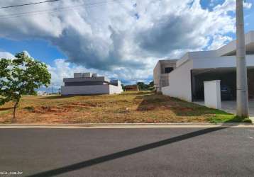 Terreno em condomínio para venda em presidente prudente, condomínio royal park