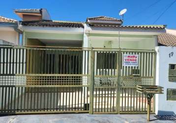 Casa para venda em presidente prudente, jardim ouro verde, 3 dormitórios, 2 banheiros, 1 vaga