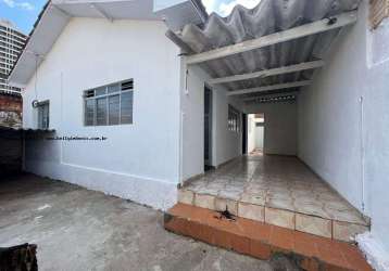 Casa para locação em presidente prudente, vila tabajara, 3 dormitórios, 2 banheiros