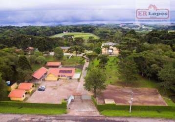 Chácara hotel fazenda à venda, 145200 m² por r$ 9.900.000 - rio de una - tijucas do sul/pr